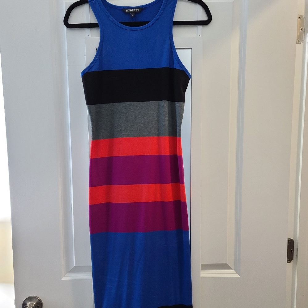 Colorblock Tank Dress